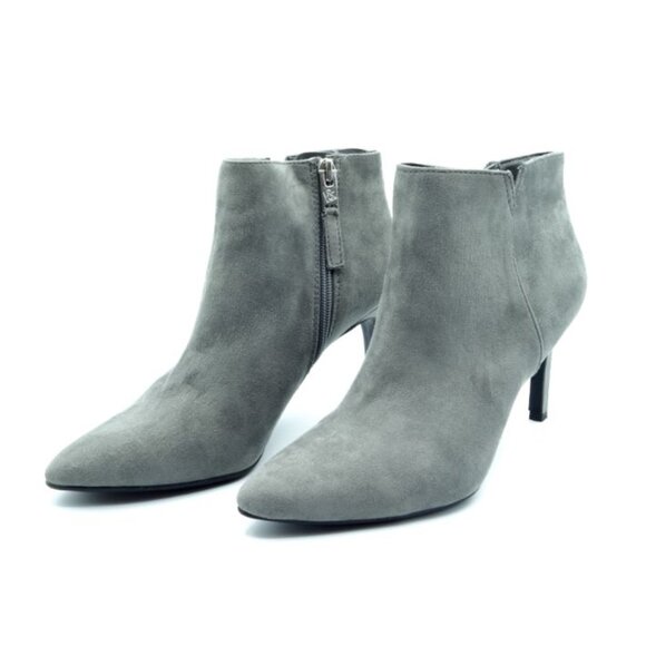 NEW Sam & Libby Suede Ankle Boots- Gray (Size 7) - Picture 3 of 6